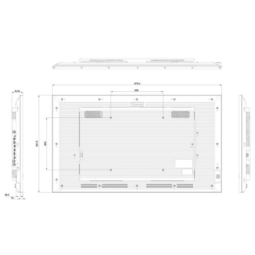 HISENSE 43 inča 43GM50D 4K UHD 500 nita Digital Signage Display - 18/7 Operation slika 2