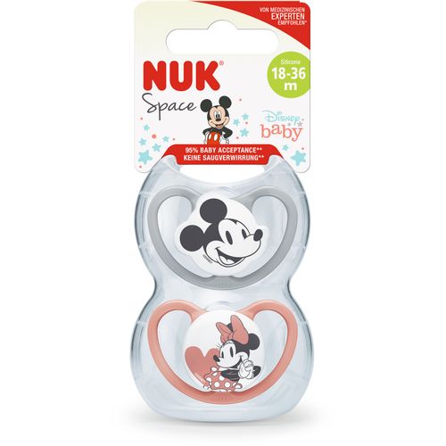 NUK duda varalica - silikon Space Mickey mickey vel.3 (18-36m), 2 kom 10177176 slika 2