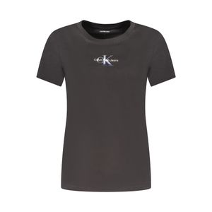 CALVIN KLEIN SHORT SLEEVE T-SHIRT WOMEN BLACK