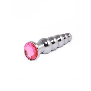 Metalne analne kuglice sa rozim dijamantom