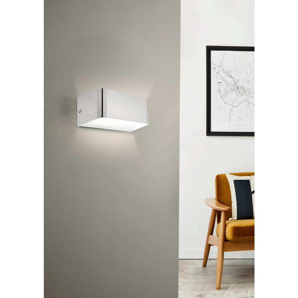 Eglo Sania 4 zidna lampa, LED, 10W, 1100lm, nikl/mat slika 7
