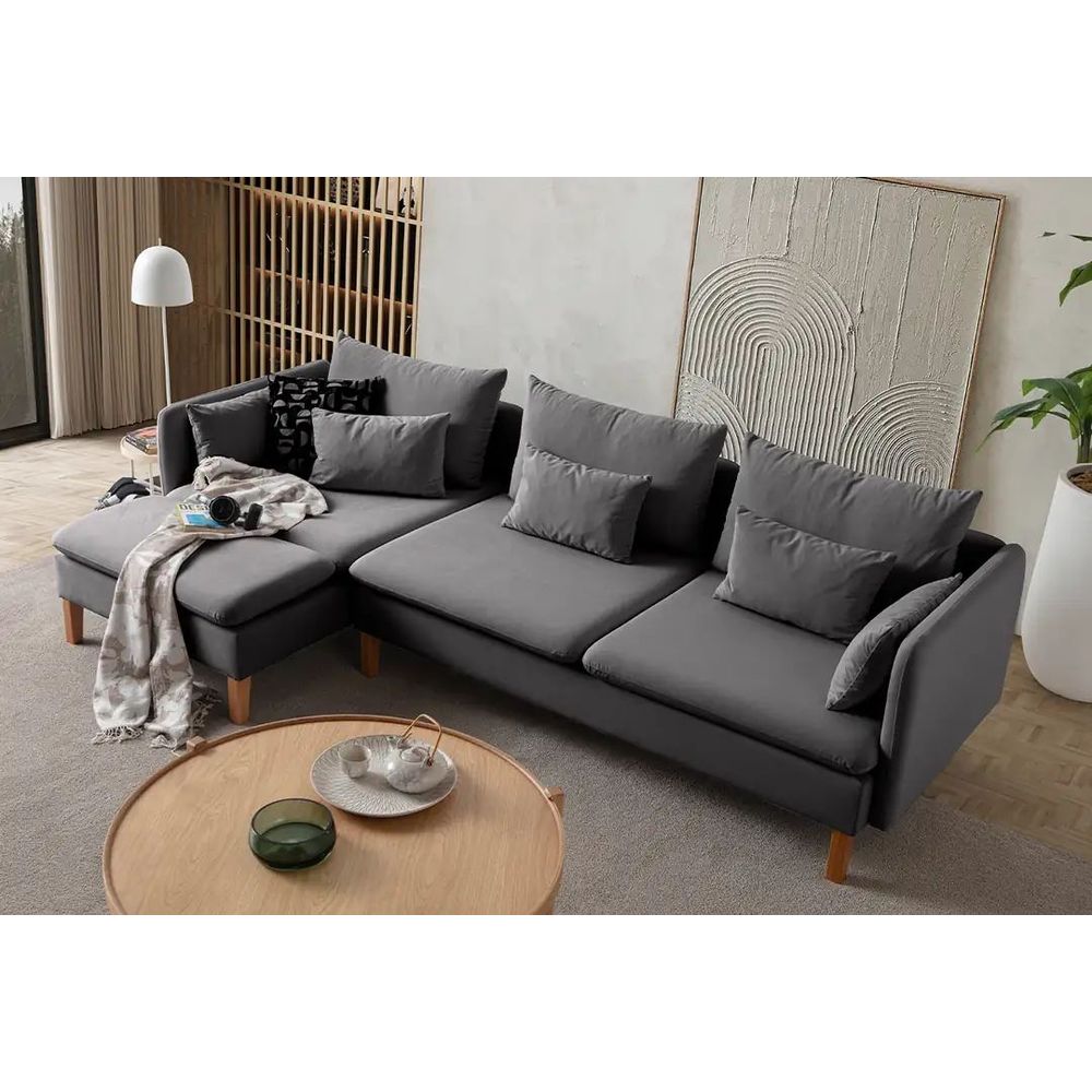 Ugaona Sofa Flexy Relax - boja: antracit slika 3