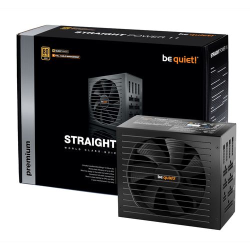 be quiet! BN337 STRAIGHT POWER 12 850W, 80 PLUS Platinum efficiency (up to 94%), Virtually inaudible Silent Wings 135mm fan, ATX 3.0 PSU with full support for PCIe 5.0 GPUs and GPUs with 6+2 pin connectors, One massive high-performance 12V-rail slika 1