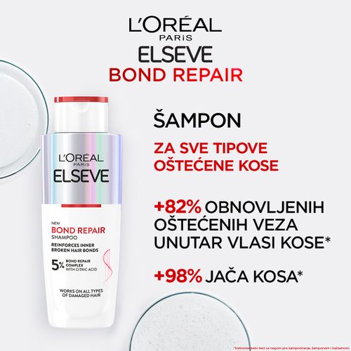 L'Oreal Paris Elseve Bond Repair šampon za kosu ​200ml slika 2