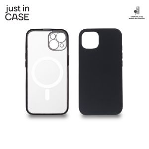 2u1 Extra case MAG MIX PLUS paket CRNI za iPhone 13