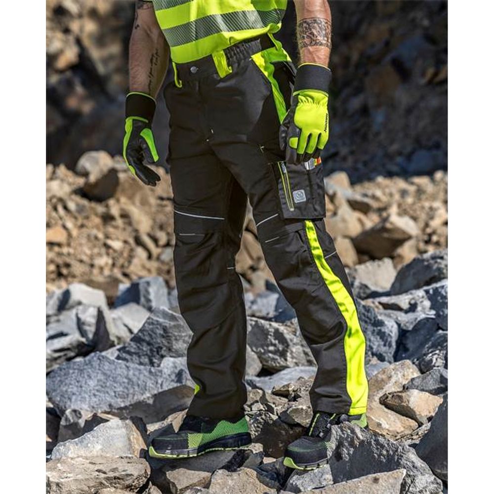 Ardon radne hlače klasične Neon H6401/62 (crno-žute) slika 2