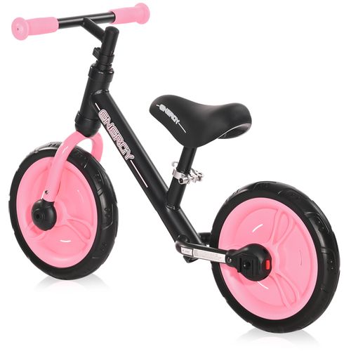 LORELLI ENERGY 2u1 Dječji Balansirajući Bicikl ili Bicikl s pedalama i Pomoćnim kotačima Black/Pink (2-4 god.) slika 7