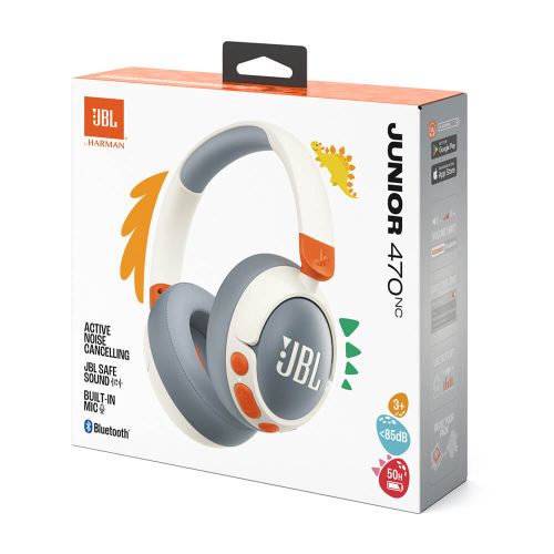 JBL JR470NC Bluetooth Children's Wireless Headphones, White slika 5