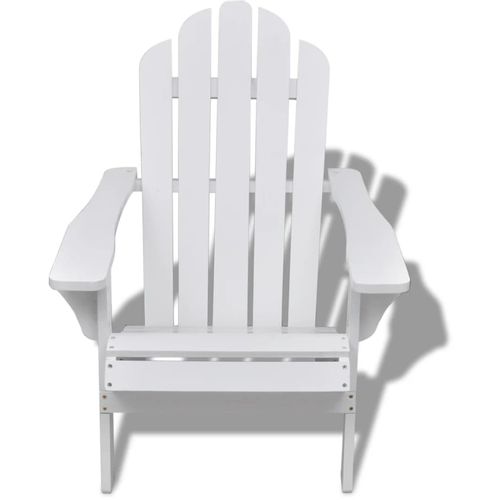 Vrtna stolica drvena bijela slika 13