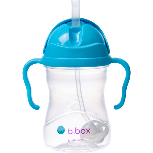 b.box Sippy cup bočica sa slamkom - blueberry slika 1