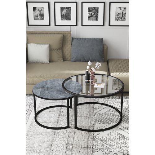 Bora - Transparent, Marble, Anthracite Transparent
Marble
Anthracite Coffee Table slika 1