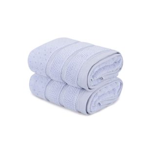 Colourful Cotton Set ručnika za brisanje ruku (2 komada), Arella - Light Blue