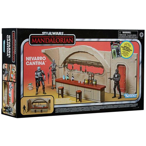 Star Wars Mandalorian Nevarro Cantina + Imperial Death Trooper figure set slika 1
