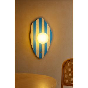 Zidna Lampa Sezona - Bež, Bijela, Plava