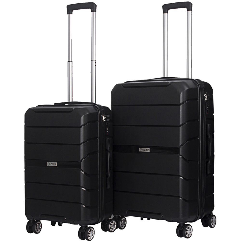 0993 Kofer Adria - Set od dva komada, Crni slika 1