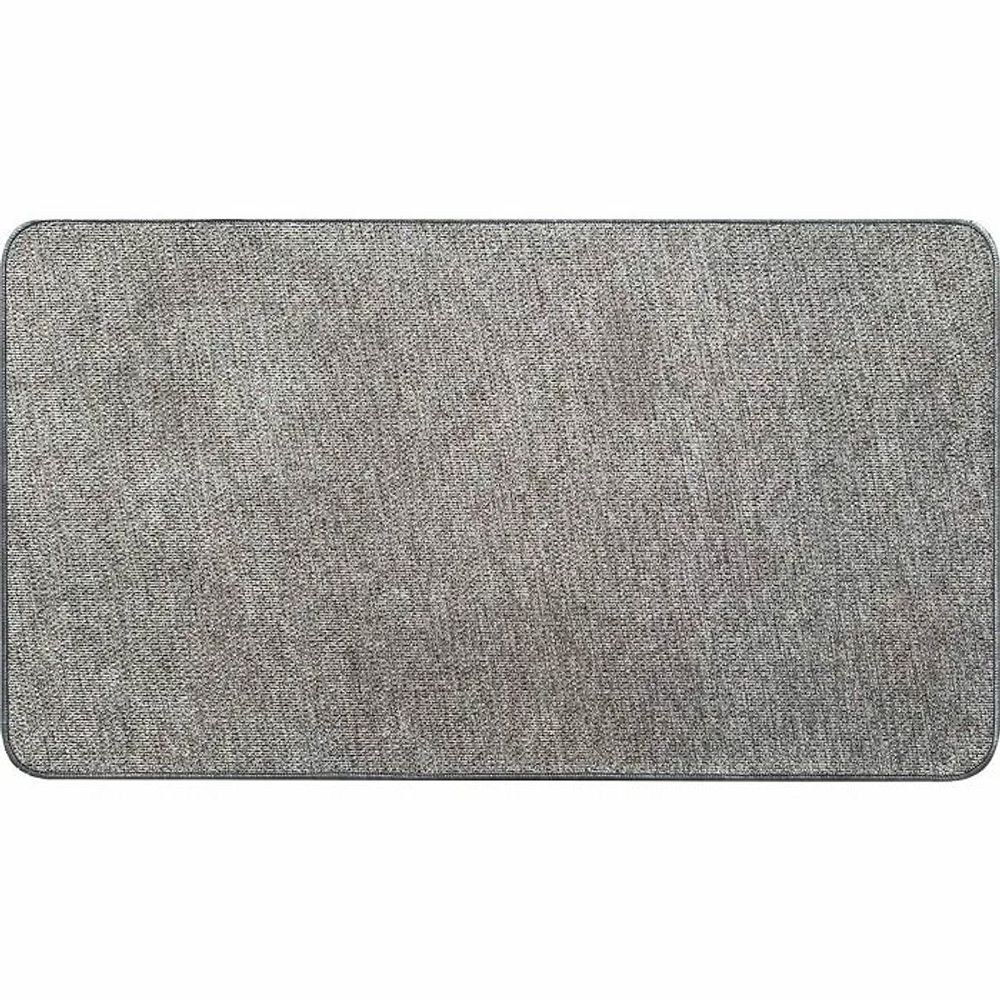 Luance kuhinjski tepih hexagone 45x80 cm, baršun/poliester, svijetlo siva slika 1