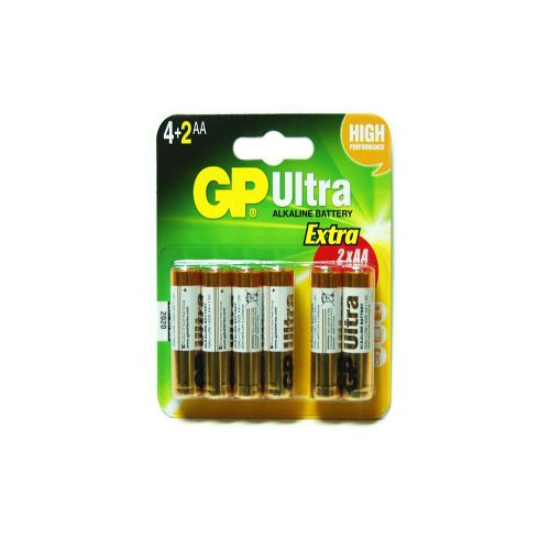 Baterija GP ultra alkalna LR06 AA 4+2 slika 1