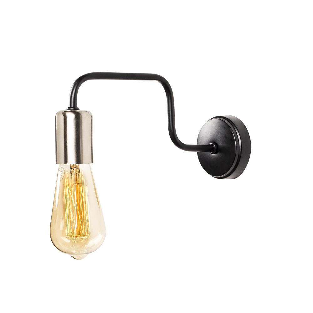 Denge - 3432 Crna Niklovana Zidna Lampa slika 5