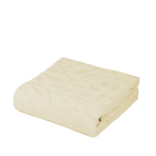 Frotir prekrivač LEAF 200x210 - IVORY slika 1