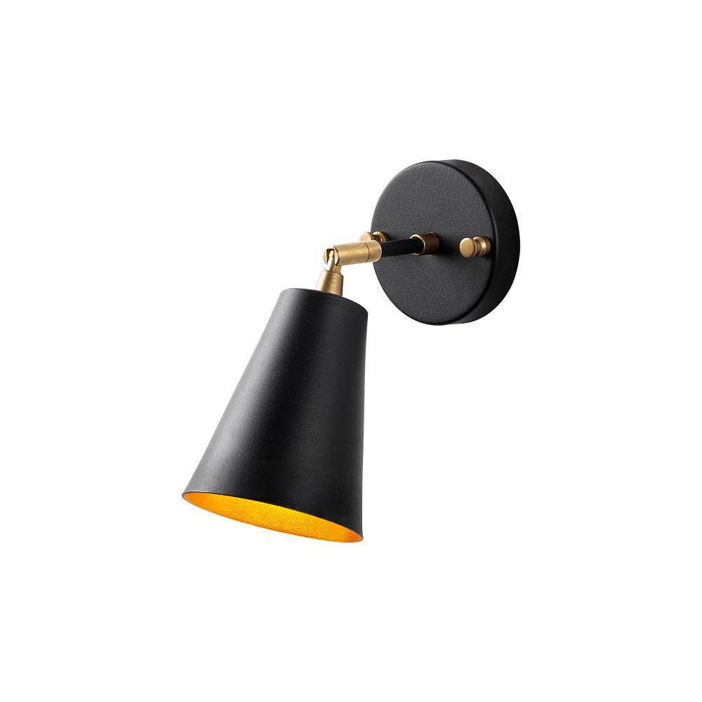 Zidna lampa Evander - 13191 u crno-zlatnoj boji slika 6