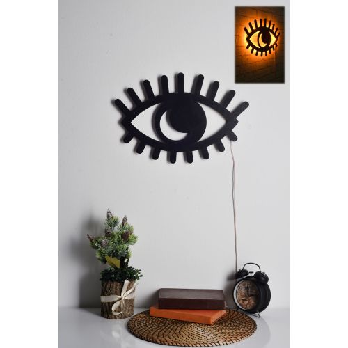 Wallity Ukrasna LED rasvjeta, Evil Eye - Yellow slika 7