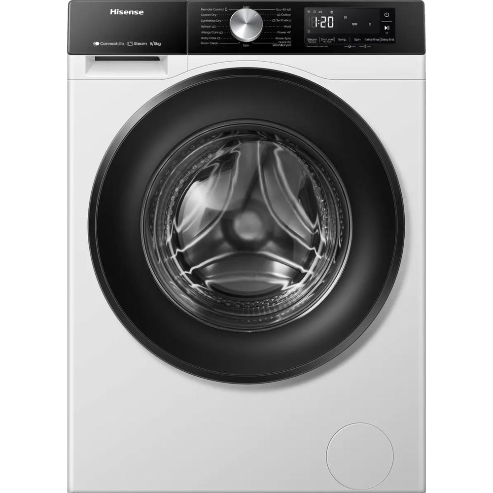 Hisense Mašina za pranje i sušenje veša WD3S8043BW3, 8 kg / 5 kg  slika 1