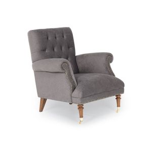 London Grey Wing Chair