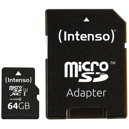 (Intenso) Micro SDHC/SDXC kartica 64GB Class 10, UHS-I +adapter, Pro - MicroSD 64GB Class10 UHS-I Pro slika 2