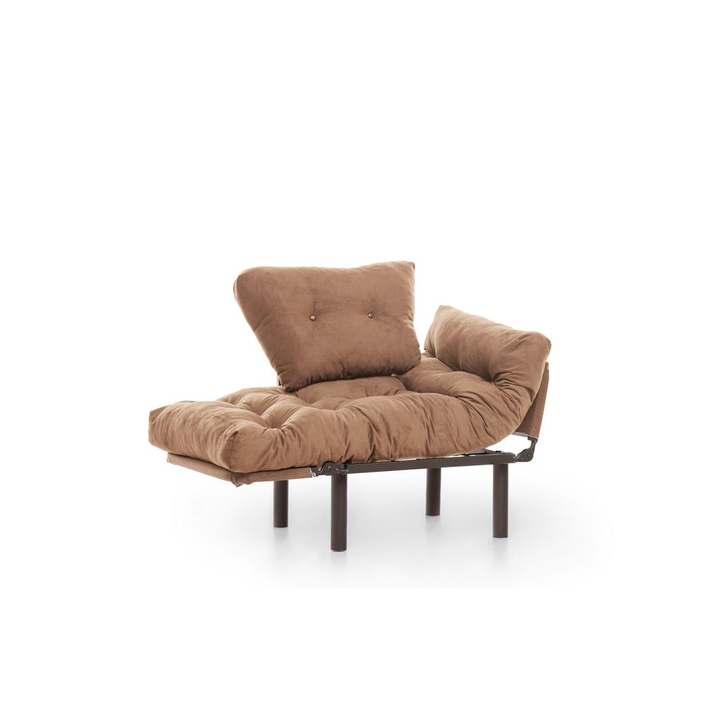 Nitta Single - Svijetlosmeđa Wing Chair slika 8