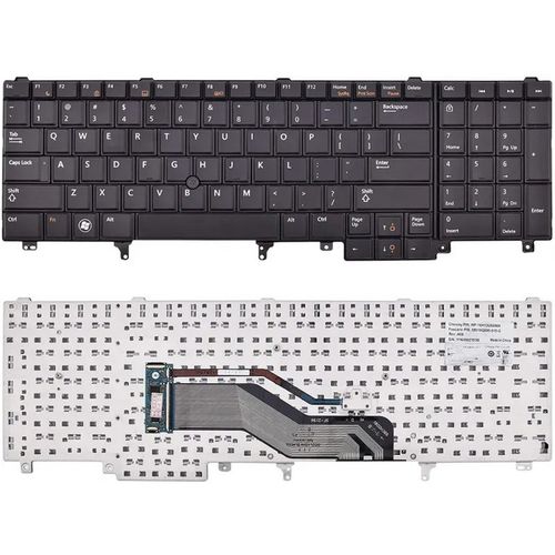 Tastatura za laptop Dell Latitude E5520 E5530 E6520 E6530 M6600 sa pozadinskim osvetljenjem slika 1