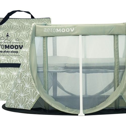 AeroMoov putni krevetić - Seashell Olive, zelena slika 8