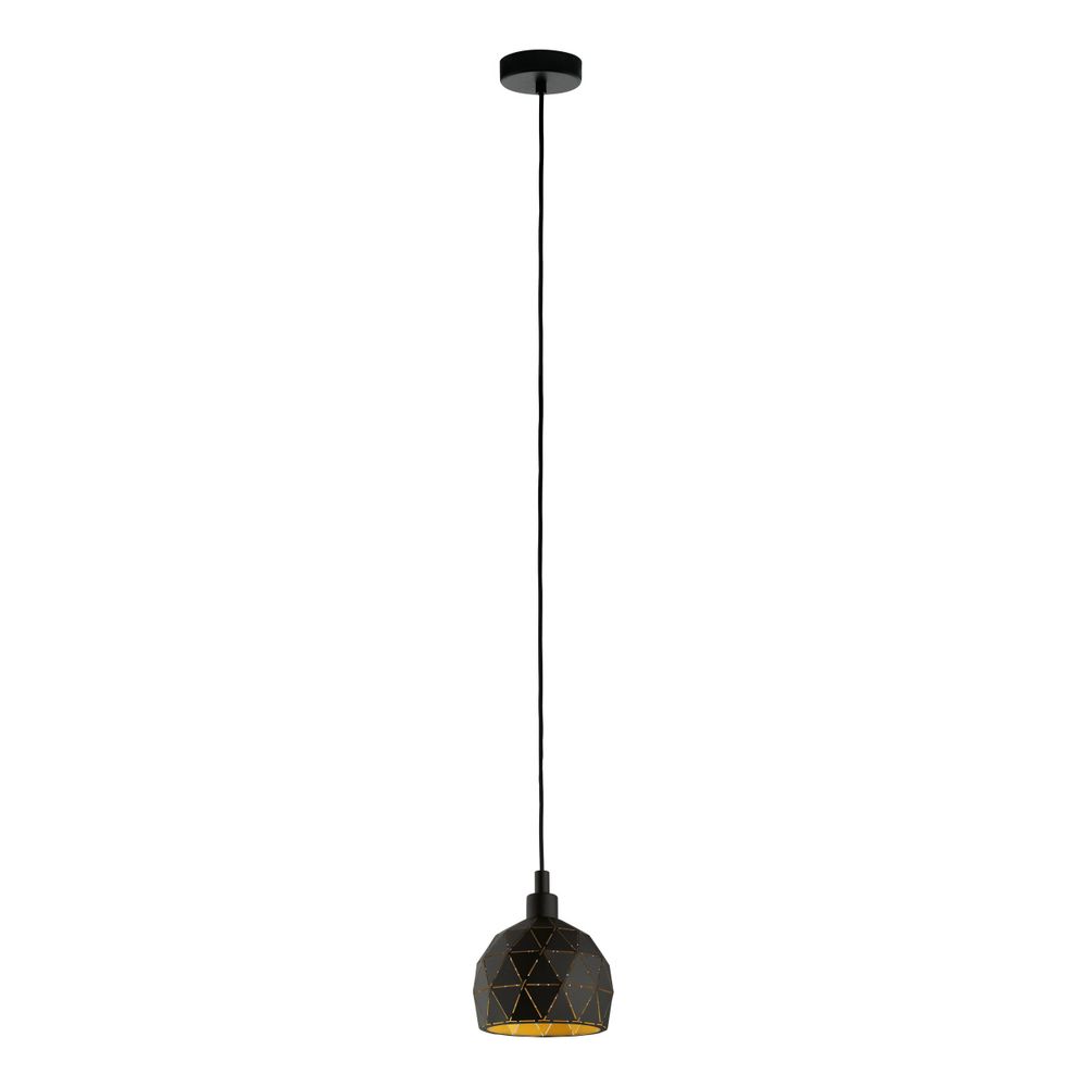 Eglo Roccaforte Visilica - E14, Promjer 170 mm, Crna/Zlatna slika 1