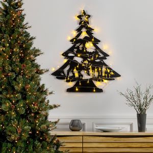 Wallity Metalna zidna dekoracija, XMASBLACK - 024