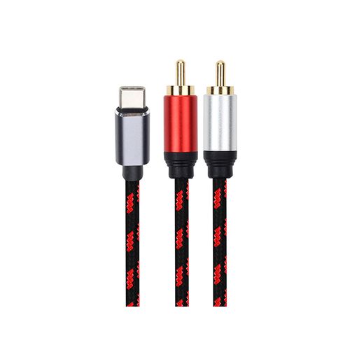 Xwave Audio kabl Tip C na 2 RCA 1,5m slika 3