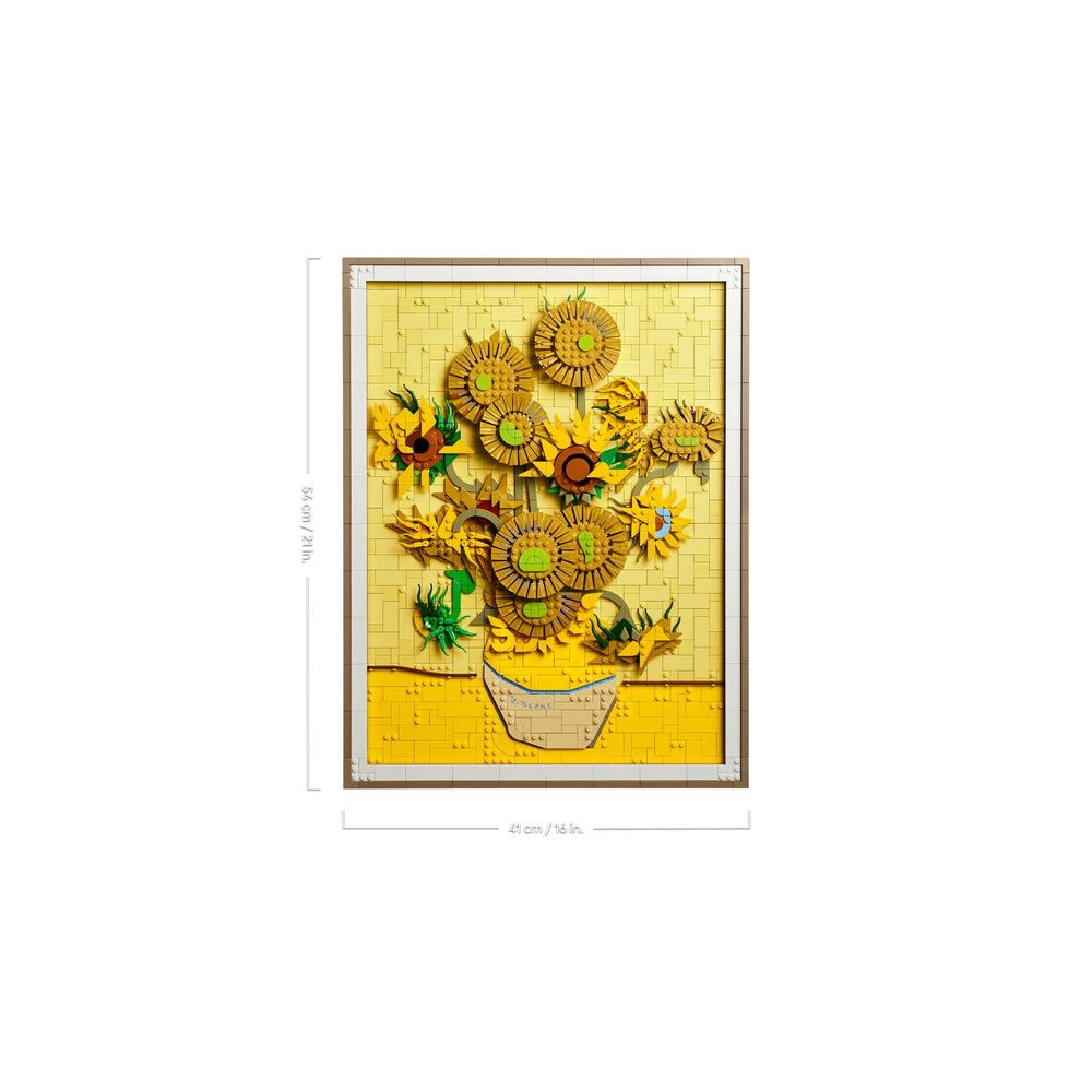 LEGO 31215 Vincent Van Gogh Sunflowers slika 3