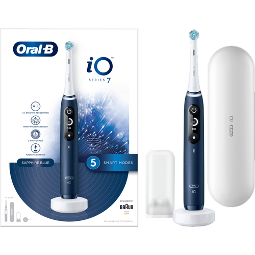 Oral-B iO7 Električna četkica za zube, Plava/Sapphire Blue slika 1