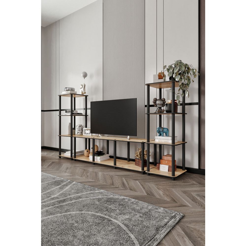 TV stalak Grand, boje hrasta slika 1