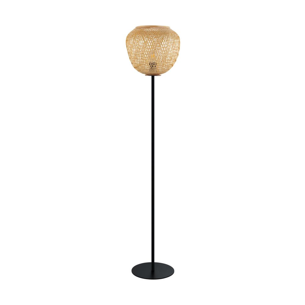 Eglo stojeća/1, e27, natur/crna  "dembleby" slika 1