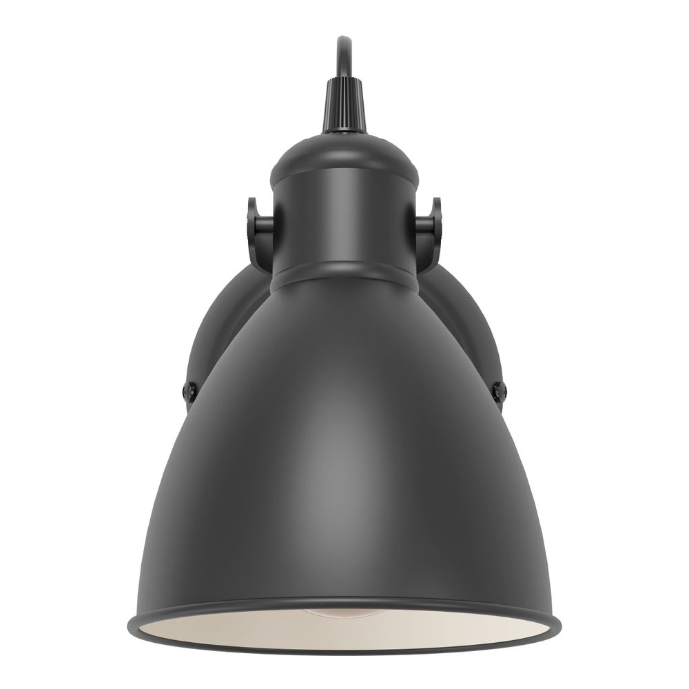 Eglo zidna lampa 'Priddy' E27, crna/bijela slika 5