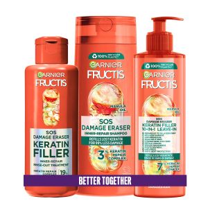 Fructis Sos šampon + Fructis SOS sprej + Fructis SOS tretman