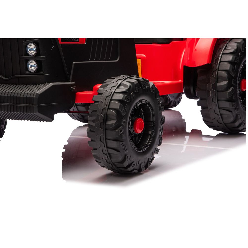 CH9959B Traktor na baterije s prikolicom crveni 24V slika 6