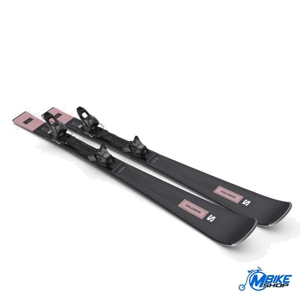 Salomon Ženske skije E S/MAX 8 Black/Rose Gold Metal/Silver Metal + Vezovi E M10 GW L80 Black/Grey slika 2