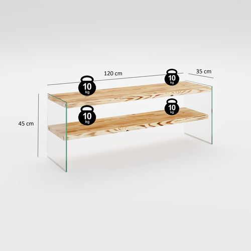 Niagara 1004 Oak TV Stand slika 6