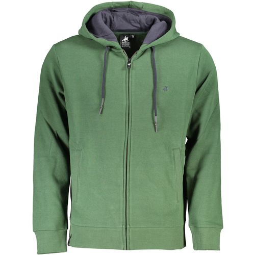 US GRAND POLO MEN'S GREEN ZIP SWEATSHIRT slika 1