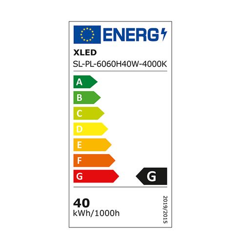 XLED SL-PL-6060H40W LED panel 4000K,4000Lm,595x595mm,LIFUD napajanje slika 4