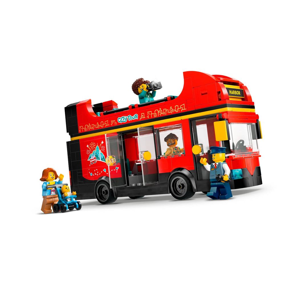 LEGO 60407 Crveni dvospratni autobus za razgledanje grada slika 7