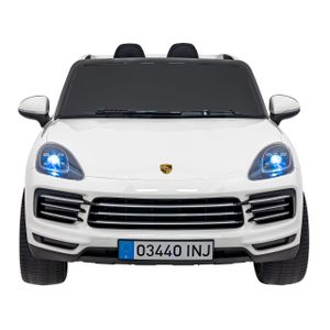 Licencirani auto na akumulator Porsche Cayenne S - bijeli/lakirani