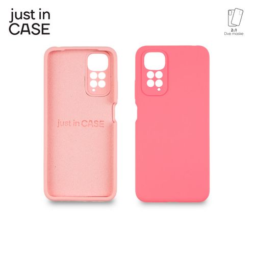 2u1 Extra case MIX PLUS paket PINK za Redmi Note 11 5G/M4 pro slika 1