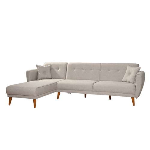 Atelier Del Sofa Aria Krem Ugao Sofa na Razvlačenje slika 5