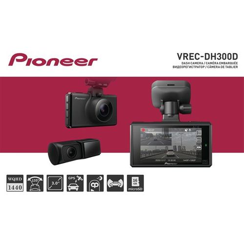Pioneer 2 x DVR auto kamere F/R VREC-DH300D slika 3